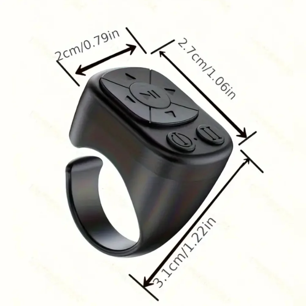 Multifunction rechargeable controller ring, black, NIB
